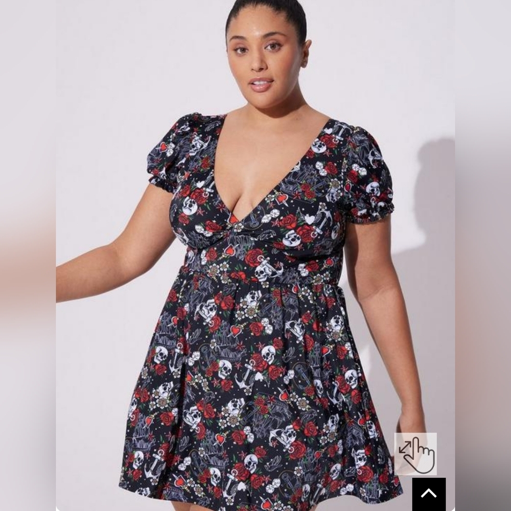 Torrid Retro Swim Dress